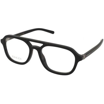 Gucci GG1673O Black Square Acetate Eyeglasses - Eyeglasses Gucci GG1673O Black Square Acetate Eyeglasses - Eyeglasses