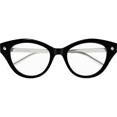 Occhiali Cat Eye Trasparenti Neri Alexander McQueen - Occhiali Occhiali Cat Eye Trasparenti Neri Alexander McQueen - Occhiali