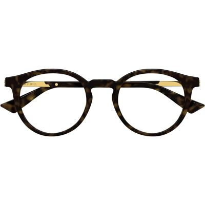 Bottega Veneta BV1335OA Havana Runde Brille - Brillen Bottega Veneta BV1335OA Havana Runde Brille - Brillen