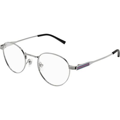 Gucci GG1877O 003 Metall Ruthenium Transparente Rundbrille Gucci GG1877O 003 Metall Ruthenium Transparente Rundbrille