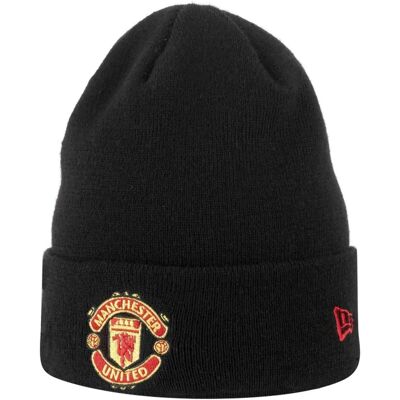 New Era Core Cuff Manchester United Fc Beanie (11213215-001) svart New Era Core Cuff Manchester United Fc Beanie (11213215-001) svart