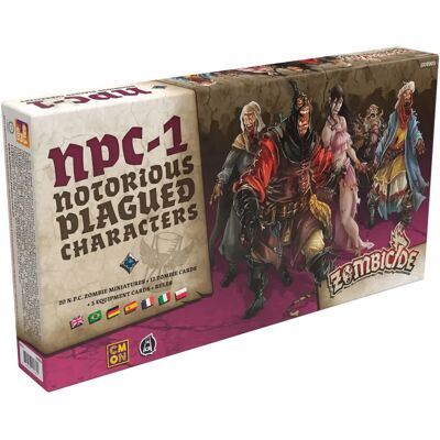 Portal Games Zombicide NPC-1 - Personnages Notoires Infectés - Publicité Portal Games Zombicide NPC-1 - Personnages Notoires Infectés - Publicité