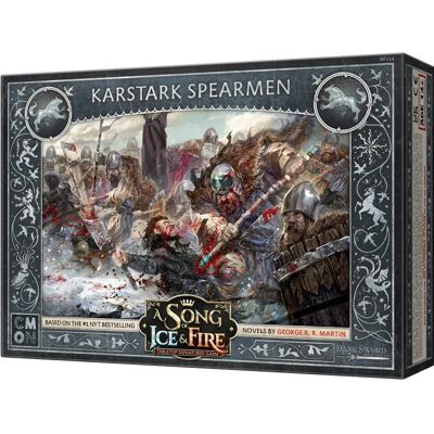 CMON House Karstark Spearmen - Tabletop Miniatures Game CMON House Karstark Spearmen - Tabletop Miniatures Game