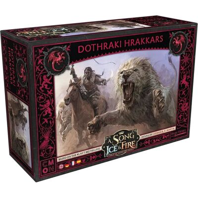 CMON Targaryen Dothraki Hrakkers Miniatuur - Strategie Spel Uitbreiding CMON Targaryen Dothraki Hrakkers Miniatuur - Strategie Spel Uitbreiding