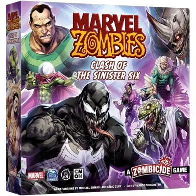 CMON Marvel Zombies Clash of the Sinister Six - Jeu de Stratégie CMON Marvel Zombies Clash of the Sinister Six - Jeu de Stratégie