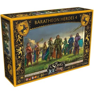 CMON Das Lied von Eis und Feuer - Baratheon Helden 4 - Miniaturen CMON Das Lied von Eis und Feuer - Baratheon Helden 4 - Miniaturen