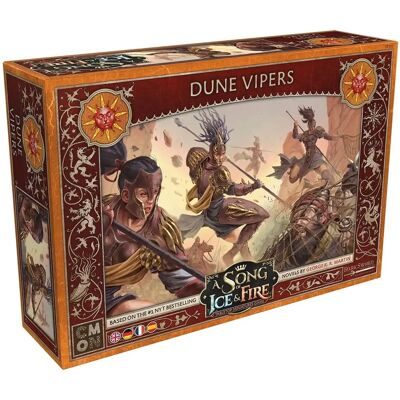 CMON Ein Lied von Eis und Feuer - Dünen-Vipern Miniaturenspiel - 2 Spieler CMON Ein Lied von Eis und Feuer - Dünen-Vipern Miniaturenspiel - 2 Spieler