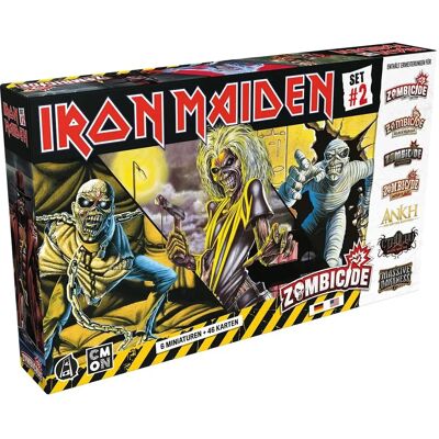 Cmon Zombicide - Iron Maiden Character Pack 2 - Board Game Expansion - 14+ Cmon Zombicide - Iron Maiden Character Pack 2 - Board Game Expansion - 14+