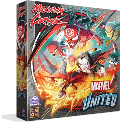 CoolMiniOrNot Inc Jeu de Société Marvel United Maximum Carnage - Jeu de société - Publicité CoolMiniOrNot Inc Jeu de Société Marvel United Maximum Carnage - Jeu de société - Publicité