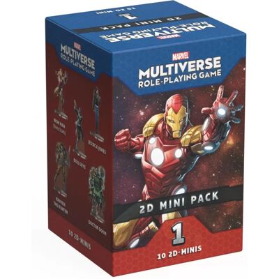 CoolMiniOrNot Inc Marvel Multiverse 2D Mini Pack 1 Book - Board Game Accessories CoolMiniOrNot Inc Marvel Multiverse 2D Mini Pack 1 Book - Board Game Accessories