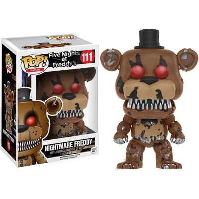 Funko Pop! Jogos: Cinco Noites em Freddy's - Freddy Pesadelo 111 Funko Pop! Jogos: Cinco Noites em Freddy's - Freddy Pesadelo 111