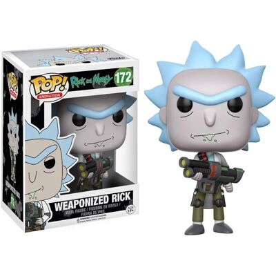 Funko Pop! Rick & Morty - Figurine en vinyle de Rick armé Funko Pop! Rick & Morty - Figurine en vinyle de Rick armé