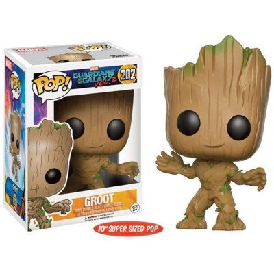 Funko Pop! Marvel: Les Gardiens de la Galaxie Vol. 2 - Petit Groot - Figurine - Publicité Funko Pop! Marvel: Les Gardiens de la Galaxie Vol. 2 - Petit Groot - Figurine - Publicité