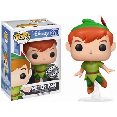 Funko POP Disney exclusivo Peter Pan voando - Figura de vinil Funko POP Disney exclusivo Peter Pan voando - Figura de vinil