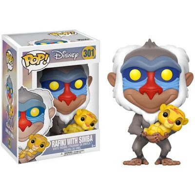 Funko Disney - Der König der Löwen Pop Vinyl - Pop! Disney: Der König der Löwen - Rafiki mit Baby Simba Funko Disney - Der König der Löwen Pop Vinyl - Pop! Disney: Der König der Löwen - Rafiki mit Baby Simba