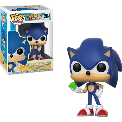 Funko Pop! Spiele: Sonic The Hedgehog - Sonic mit Emerald Funko Pop! Spiele: Sonic The Hedgehog - Sonic mit Emerald