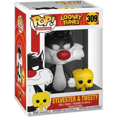 Funko POP Sylvester & Tweety - Multicolore - Figura d'azione Funko POP Sylvester & Tweety - Multicolore - Figura d'azione