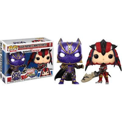 Funko Black Panther & Monster Hunter Pop 2er-Pack - Sammlerfigur Funko Black Panther & Monster Hunter Pop 2er-Pack - Sammlerfigur