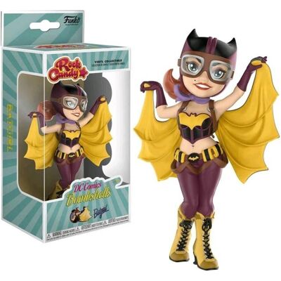Figura de acción Batgirl Rock Candy de Funko - DC Bombshells Figura de acción Batgirl Rock Candy de Funko - DC Bombshells