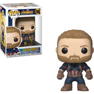 Funko Marvel Avengers Captain America Vinyl Figur - 9 cm - Collectible Funko Marvel Avengers Captain America Vinyl Figur - 9 cm - Collectible