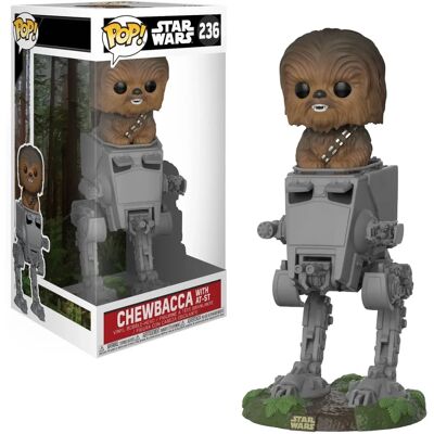 Funko Pop! Vinyle Chewbacca - Star Wars AT-ST Figurine Funko Pop! Vinyle Chewbacca - Star Wars AT-ST Figurine