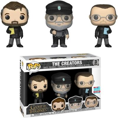 Funko Pop! Gra o Tron - Twórcy 3-Pack - Figury z Winylu Funko Pop! Gra o Tron - Twórcy 3-Pack - Figury z Winylu