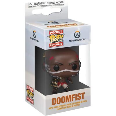 Funko Overwatch Doomfist Pocket Pop! Keychain - Keychain Funko Overwatch Doomfist Pocket Pop! Keychain - Keychain