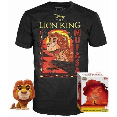 Set Funko Mufasa Il Re Leone - POP e T-Shirt Set Funko Mufasa Il Re Leone - POP e T-Shirt
