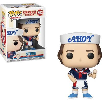Funko Pop! TV - Stranger Things - Steve (avec de la glace) - Publicité Funko Pop! TV - Stranger Things - Steve (avec de la glace) - Publicité
