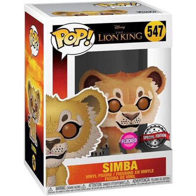 Funko Pop! The Lion King Simba Flocked Vinyl Figure - Limited Edition, US Exclusive, 4-inch Funko Pop! The Lion King Simba Flocked Vinyl Figure - Limited Edition, US Exclusive, 4-inch