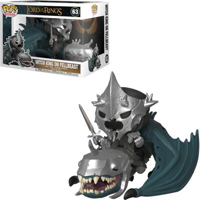 Funko Pop! Rides: Il Signore degli Anelli - Re della Stregone con Fellbeast Funko Pop! Rides: Il Signore degli Anelli - Re della Stregone con Fellbeast