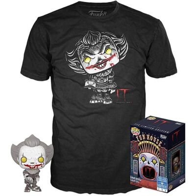 Funko Marchio Pennywise 2 IT Set Esclusivo T-shirt e Figura Funko Marchio Pennywise 2 IT Set Esclusivo T-shirt e Figura
