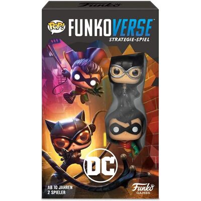 Gra strategiczna Funko Black Mag Funkoverse - Zestaw 2 postaci - Lekka gra planszowa dla dzieci Gra strategiczna Funko Black Mag Funkoverse - Zestaw 2 postaci - Lekka gra planszowa dla dzieci
