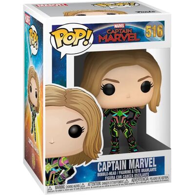 Funko Neon Captain Marvel Kolekcjonerska figurka - Figura akcji Funko Neon Captain Marvel Kolekcjonerska figurka - Figura akcji