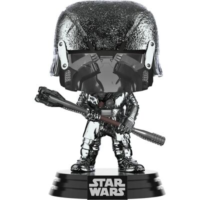 Funko Cavaleiro de Ren Cromado Hematite Star Wars Episódio IX - Figura de Coleção Funko Cavaleiro de Ren Cromado Hematite Star Wars Episódio IX - Figura de Coleção