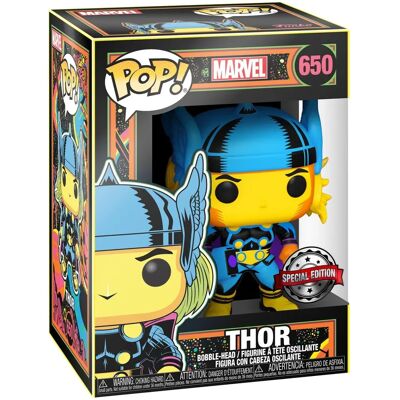Funko Marvel Thor Black Light US-Exklusiv Vinylfigur - Sammlerobjekt Funko Marvel Thor Black Light US-Exklusiv Vinylfigur - Sammlerobjekt