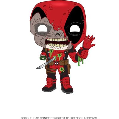 Figurka z winylu Marvel Zombies Deadpool - Kolekcjonerska 9cm Figurka z winylu Marvel Zombies Deadpool - Kolekcjonerska 9cm