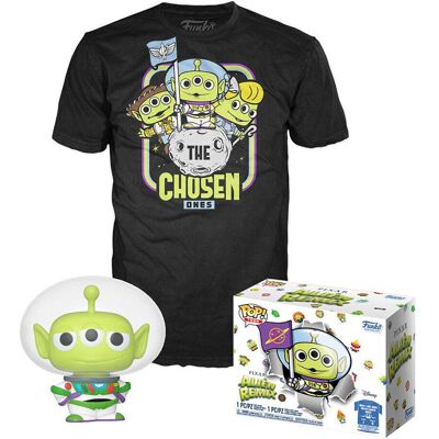 Funko Buzz Lightyear & Alien Toy Story Remix XL Tričko & Vinyl Figurky - Hry/Souprava Funko Buzz Lightyear & Alien Toy Story Remix XL Tričko & Vinyl Figurky - Hry/Souprava