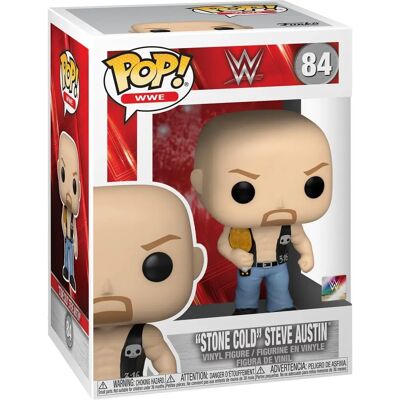 Funko Pop! WWE - "Stone Cold" Steve Austin avec ceinture - Publicité Funko Pop! WWE - "Stone Cold" Steve Austin avec ceinture - Publicité