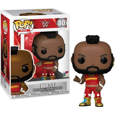 Funko Pop! WWE Mr T Figura in Vinile - 9cm - Collezionabile Funko Pop! WWE Mr T Figura in Vinile - 9cm - Collezionabile