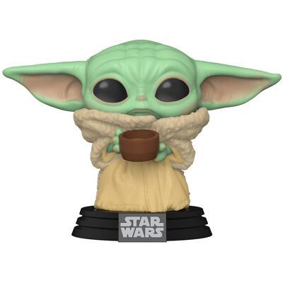 Funko Pop! Star Wars: Der Mandalorian - Baby Yoda mit Tasse Funko Pop! Star Wars: Der Mandalorian - Baby Yoda mit Tasse
