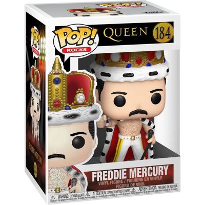 Funko Pop! Rocks: Queen - Freddy Mercury King Funko Pop! Rocks: Queen - Freddy Mercury King
