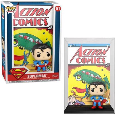 Figurine en vinyle Funko Superman - Action Comics - 9cm Figurine en vinyle Funko Superman - Action Comics - 9cm