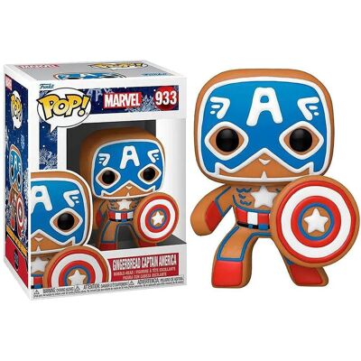 Funko Pop! Marvel Holiday - Gingerbread - Captain America Funko Pop! Marvel Holiday - Gingerbread - Captain America