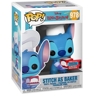 Funko Pop! Disney Lilo & Stitch #978 Stitch en Boulanger - Figurine - Publicité Funko Pop! Disney Lilo & Stitch #978 Stitch en Boulanger - Figurine - Publicité