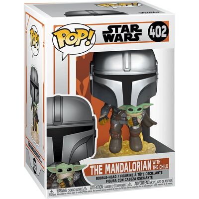 Funko Pop! Star Wars: A Mandalorians - A Mandalorians a Gyerekkel Funko Pop! Star Wars: A Mandalorians - A Mandalorians a Gyerekkel