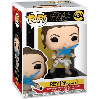 Funko Rey with 2 Light Sabers - Action Figure - Star Wars: The Rise of Skywalker Funko Rey with 2 Light Sabers - Action Figure - Star Wars: The Rise of Skywalker