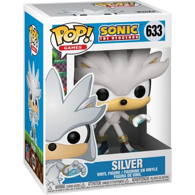 Funko Pop! Juegos: Sonic The Hedgehog - Sonic The Hedgehog - Silver (633) Funko Pop! Juegos: Sonic The Hedgehog - Sonic The Hedgehog - Silver (633)
