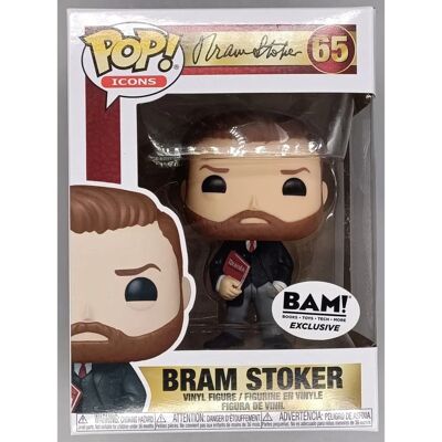 Funko Pop! Iconi Bram Stoker con Libro US Esclusivo Vinile Funko Pop! Iconi Bram Stoker con Libro US Esclusivo Vinile