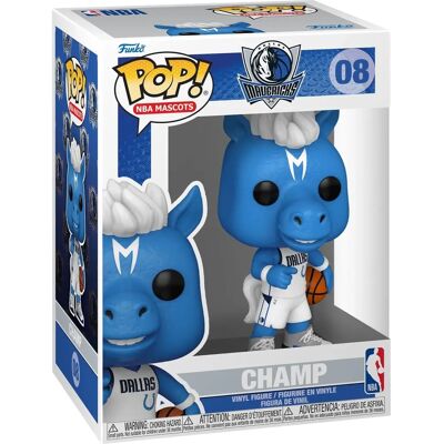 Funko Dallas Mavericks Maskott Vinylfigur - 9cm - FK52168 Funko Dallas Mavericks Maskott Vinylfigur - 9cm - FK52168